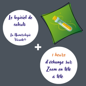"La Numérologie Vivante®" le logiciel de calcul et 1 heure d'accompagnement